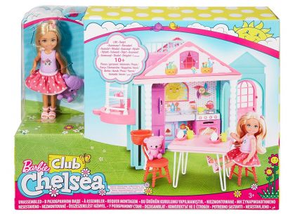 Mattel Barbie Chelsea a domeček