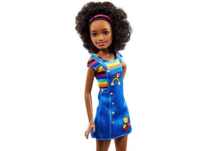 Mattel Barbie Chůva Černoška v šatech
