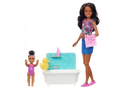 Mattel Barbie Chůva Herní set FXH06
