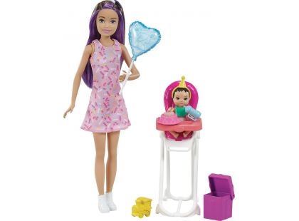 Mattel Barbie chůva herní set narozeniny