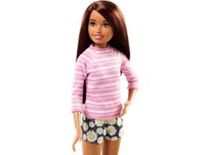 Mattel Barbie Chůva Hnědovláska Triko - kraťasy