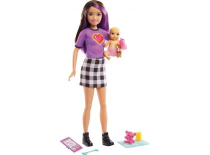 Mattel Barbie chůva skipper a miminko doplňky