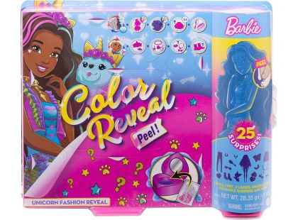 Mattel Barbie Color Reveal Peel fantasy jednorožec - Poškozený obal