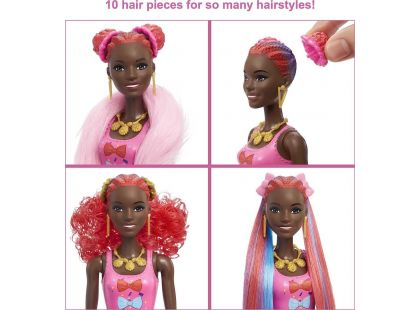 Mattel Barbie Color Reveal vlasy herní set fialový