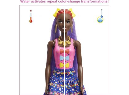 Mattel Barbie Color Reveal vlasy herní set fialový