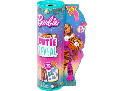 Mattel Barbie Cutie Reveal Barbie džungle tygr 29 cm