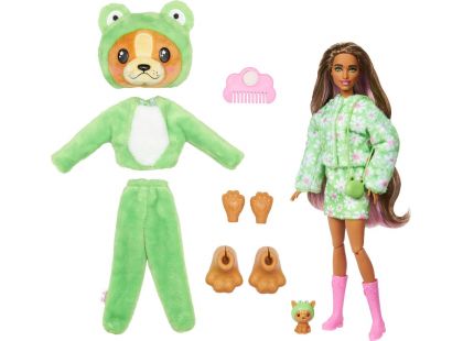 Mattel Barbie Cutie Reveal Barbie v kostýmu - Pejsek v zeleném kostýmu Žabky