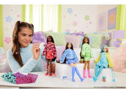Mattel Barbie Cutie Reveal Barbie v kostýmu - Zajíček ve fialovém kostýmu Koaly