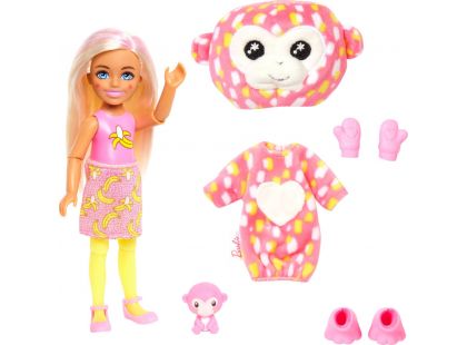 Mattel Barbie Cutie Reveal Chelsea džungle opice 14 cm