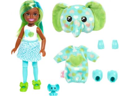 Mattel Barbie Cutie Reveal Chelsea džungle slon 14 cm