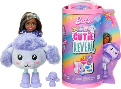 Mattel Barbie Cutie Reveal Chelsea pastelová edice Pudl