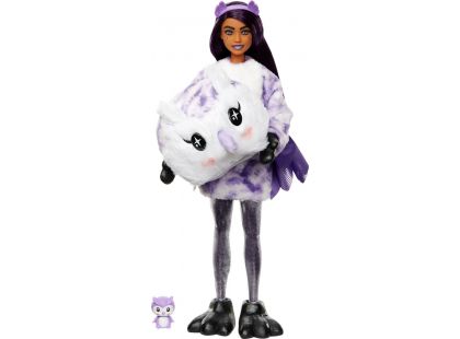 Mattel Barbie Cutie Reveal zima panenka série 3 sova