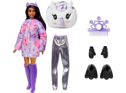 Mattel Barbie Cutie Reveal zima panenka série 3 sova