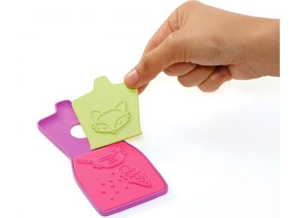 Mattel Barbie D.I.Y. návrhářské módní šablony Růžovo-modrá - Poškozený obal