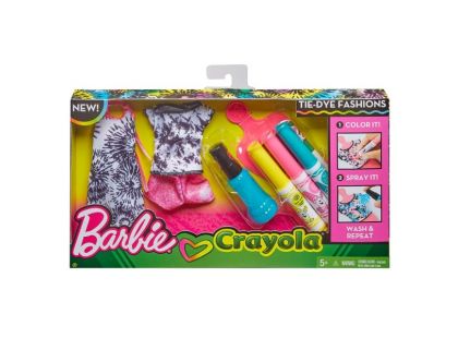 Mattel Barbie D.I.Y Crayola Batikování FPX1 3zelený sprej