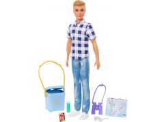 Mattel Barbie Doll House Adventure kempující Ken