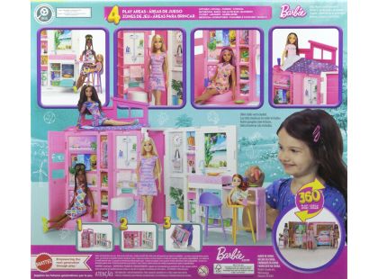 Mattel Barbie Domek s panenkou - Poškozený obal