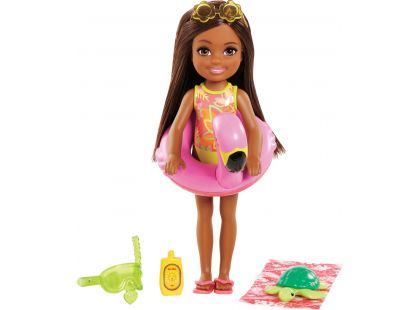 Mattel Barbie Dreamtopia Chelsea s doplňky na pláž černoška