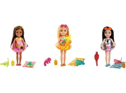 Mattel Barbie Dreamtopia Chelsea s doplňky na pláž černoška