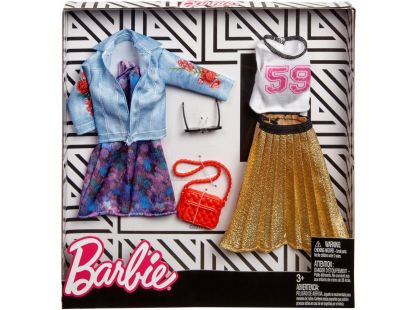 Mattel Barbie Dvoudílný set oblečení FKT38