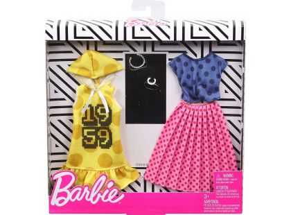 Mattel Barbie Dvoudílný set oblečení GHX60