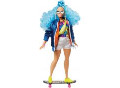 Mattel Barbie extra s modrým afro účesem