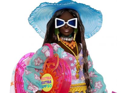 Mattel Barbie Extra v plážovém oblečku