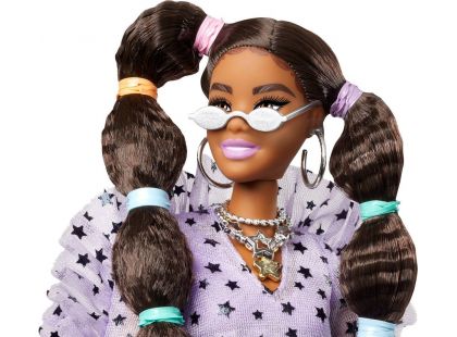 Mattel Barbie Extra v puntíkaté blůze s copy 7