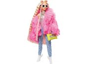 Mattel Barbie extra v růžové bundě
