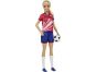 Mattel Barbie fotbalová panenka - Barbie v červeném dresu - Poškozený obal 3