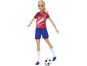 Mattel Barbie fotbalová panenka - Barbie v červeném dresu 2