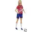 Mattel Barbie fotbalová panenka - Barbie v červeném dresu 5