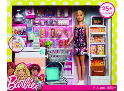 Mattel Barbie herní set supermarket