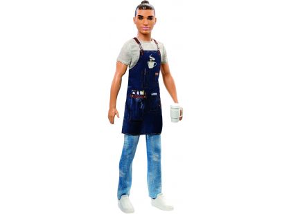 Mattel Barbie Ken povolání barista