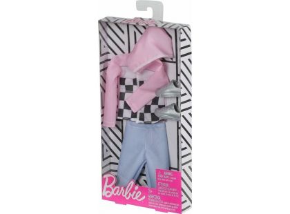 Mattel Barbie Kenovy oblečky růžová bunda