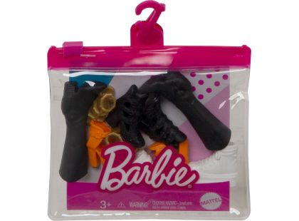 Mattel Barbie kolekce botek černé kozačky