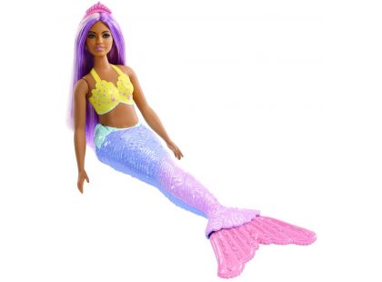 Mattel Barbie kouzelná mořská víla fialový ocas-růžová ploutev