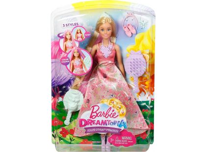 Mattel Barbie kouzelné barevné vlasy blondýnka