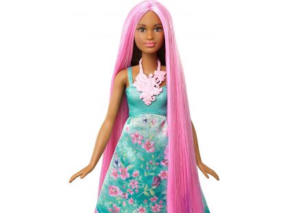 Mattel Barbie kouzelné barevné vlasy brunetka