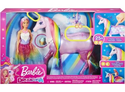 Mattel Barbie kouzelný jednorožec a panenka - Poškozený obal