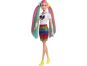 Mattel Barbie leopardí panenka s duhovými vlasy a doplňky 2