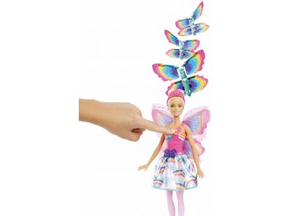 Mattel Barbie Létající víla s křídly Blondýnka