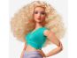 Mattel Barbie Looks blondýnka ve fialových šortkách 29 cm 5