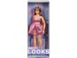 Mattel Barbie Looks brunetka v růžových mini šatech 7