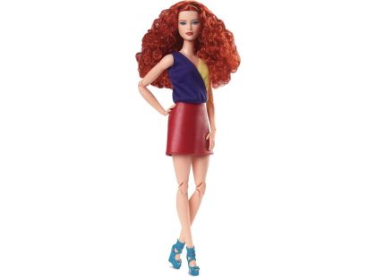 Mattel Barbie Looks rusovláska v červené sukni 29 cm - Poškozený obal