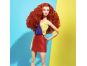 Mattel Barbie Looks rusovláska v červené sukni 29 cm 4