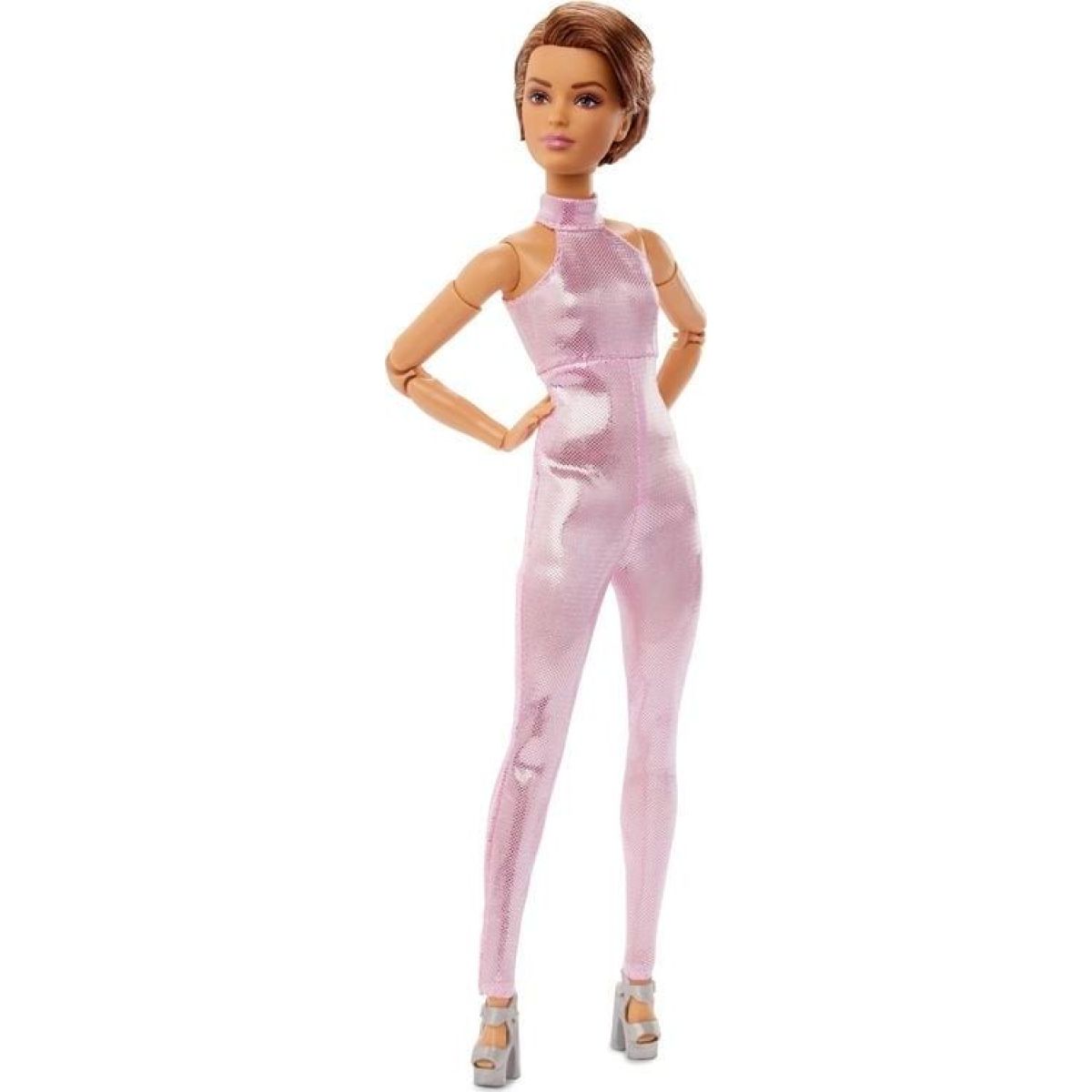 Mattel Barbie Looks s krátkými vlasy v růžovém outfitu - Poškozený obal