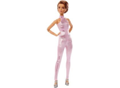 Mattel Barbie Looks s krátkými vlasy v růžovém outfitu