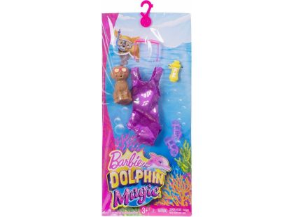 Mattel Barbie magický delfín doplňky Plavky