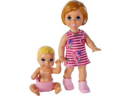 Mattel Barbie malí sourozenci holčička běloška